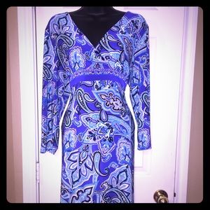 Inc. dress with 3/4 length sleeves - XL